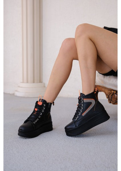 Co- Pone Lace Up Boots