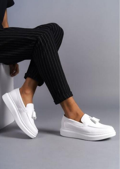 Co- Slw-154 White Skin Men'S Sports Casual Shoes