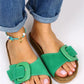 Women > shoes slippers mj- alandra kadın hakiki deri yeşil terlik