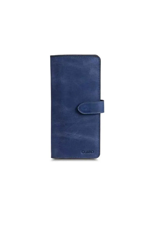 GD- Antique Navy Blue Card and Money Slot Leather Telephone Wallet