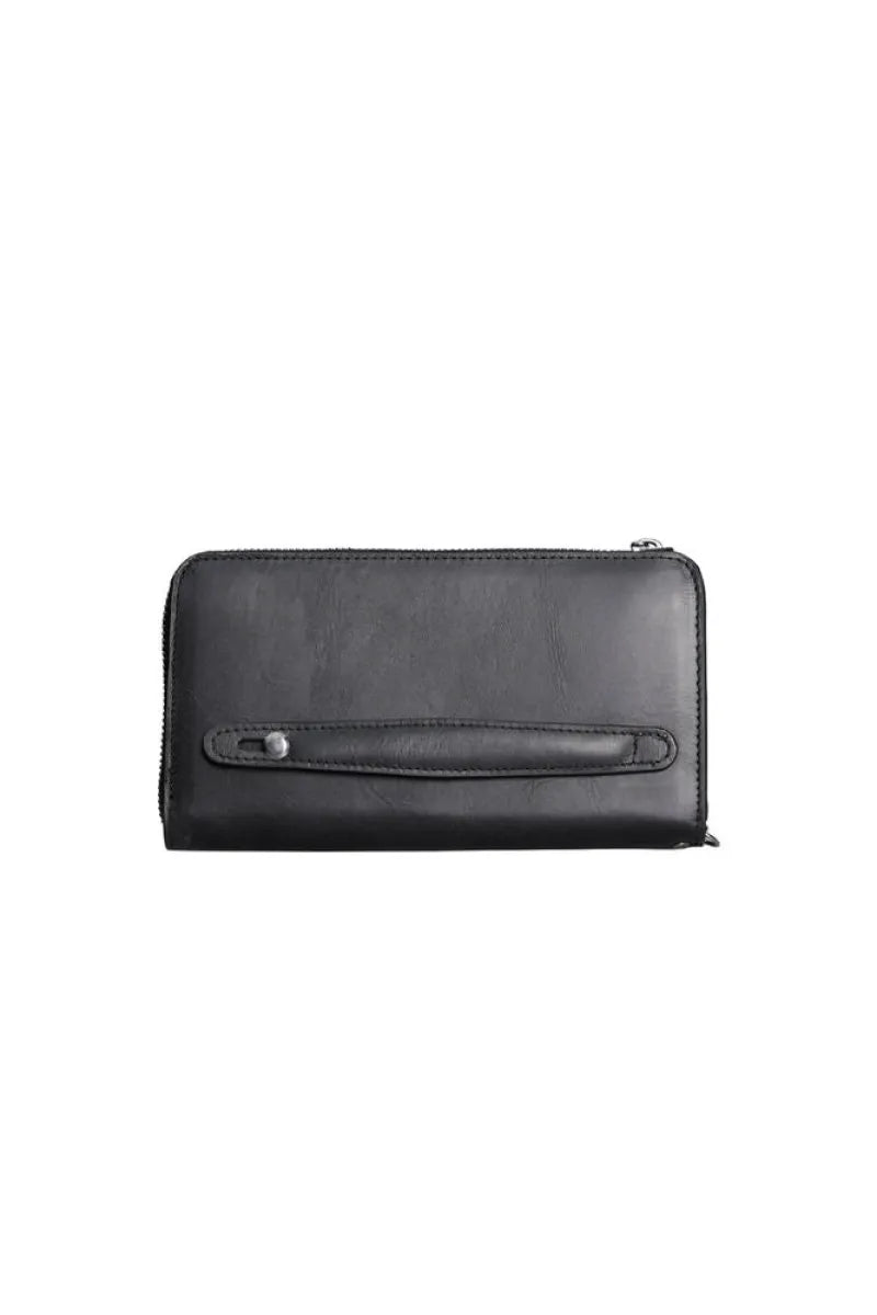 Gd- antik siyah çok fonksiyonlu hakiki deri cüzdan ve el çantası / accessories >