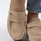 Women > shoes slippers mj- berry kadın hakiki deri bağcıksız bej - süet terlik