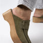 Women > shoes slippers mj- berry kadın hakiki deri bağcıksız su yeşili - süet