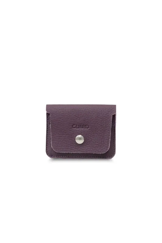 Gd bordo kağıt para bölmeli mini deri kartlık / accessories > credit card holder