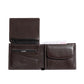 Accessories > wallet gd- bozuk paralıklı pisotlu kahverengi hakiki deri yatay
