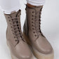 Mj daisy kadın hakiki deri bağcıklı fermuarlı vizon bot / women > shoes > boots