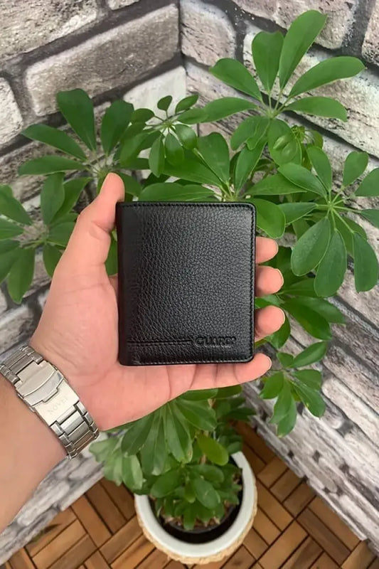 Gd dustin siyah deri erkek cüzdanı / accessories > wallet