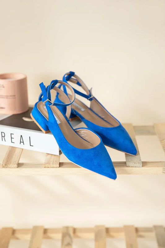 St edel kadın topuklu süet ayakkabı mavi / women > shoes > stilettos
