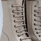 Mj elenor kadın hakiki deri bağcıklı fermuarlı bej - vizon bot / women > shoes >