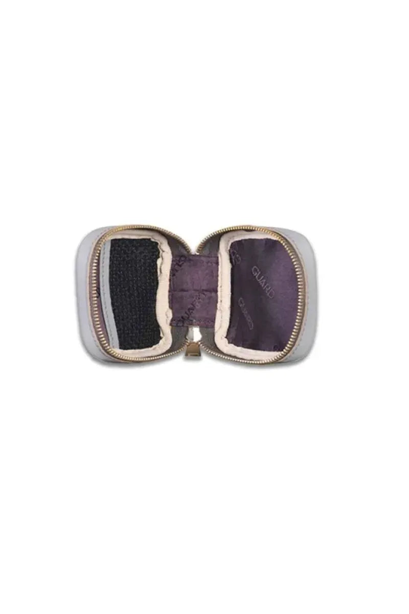 Gd gri fermuarlı deri mini aksesuar çantası / accessories > wallet