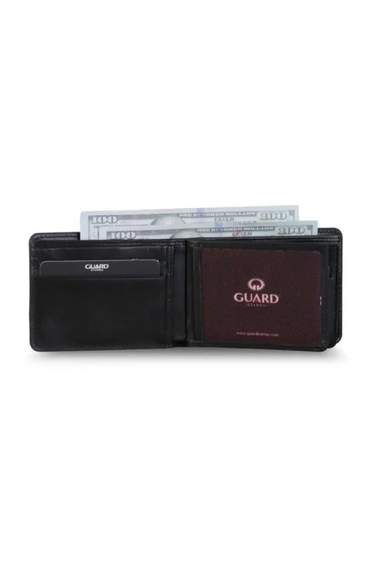 Gd- siyah safiano deri erkek cüzdanı / accessories > wallet