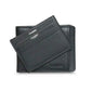 Gd gizli kart bölmeli siyah hakiki deri erkek cüzdan / accessories > wallet