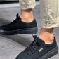 Kn- günlük ayakkabı 225 siyah süet (siyah taban) / man > shoes > sneakers