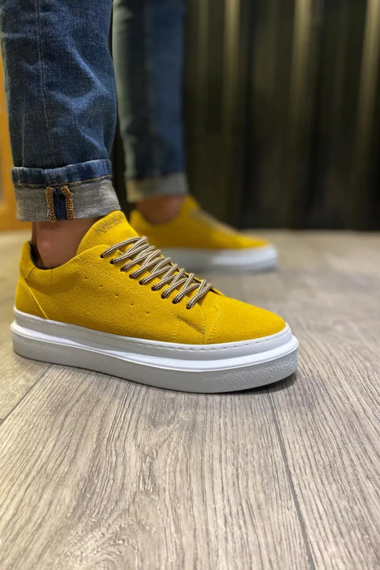 Man > shoes sneakers kn- günlük ayakkabı 421 sarı