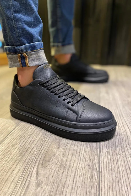 KN-tägliche Schuhe 421 Schwarz (schwarze Basis)