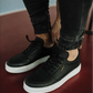 Kn- günlük ayakkabı 666 siyah (beyaz taban) / man > shoes > sneakers