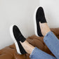 St jana kadın hakiki deri süet makosen ayakkabı siyah / women > shoes > loafer
