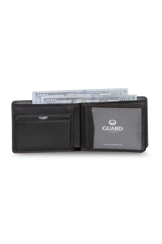 Gd- kahverengi deri erkek cüzdanı / accessories > wallet