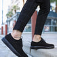 Kn- klasik erkek ayakkabı 001 siyah süet (siyah taban) / man > shoes > classic