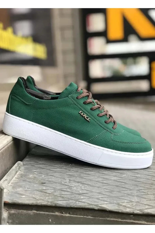 Man > shoes sneakers kn- günlük ayakkabı nubuk 666 yeşil