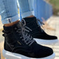 Man > shoes boots kn- yüksek taban ayakkabı b-404 siyah süet (beyaz taban)