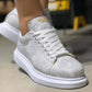 Kn yüksek taban günlük ayakkabı 044 beyaz (desenli) / man> shoes> sneakers