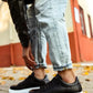 Man > shoes sneakers kn- yüksek taban günlük ayakkabı 044 siyah (beyaz taban)