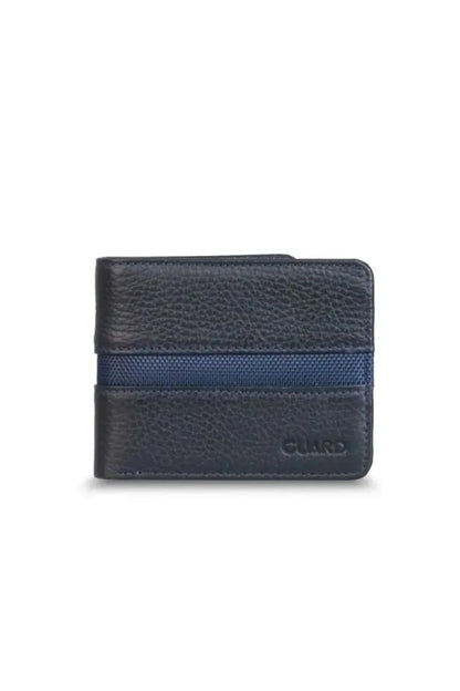 Gd lacivert spor şeritli deri erkek cüzdanı / accessories > wallet