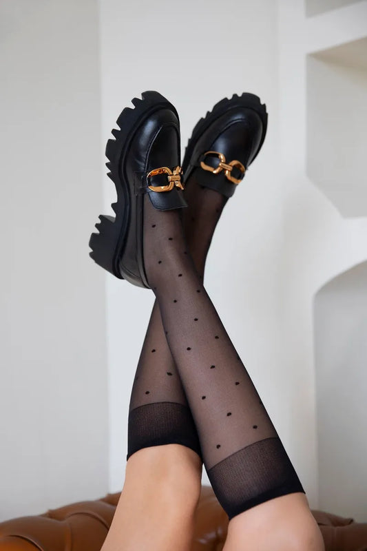 St- landa kadın i̇çi dışı hakiki deri makosen ayakkabı siyah / women > shoes >