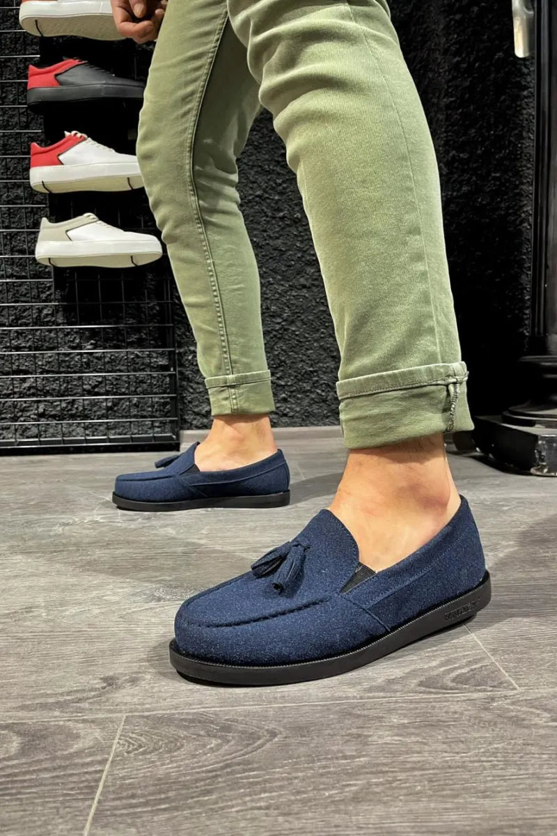 Man> shoes> loafers kn- loafer erkek ayakkabı 007 mavi
