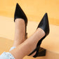 St- luan kadın deri topuklu ayakkabı siyah / women > shoes > sandals