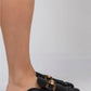 Mj maya kadın hakiki deri önü kapalı siyah terlik / women > shoes > slippers