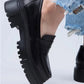 Mj- danita kadın hakiki deri loafer siyah ayakkabı / women > shoes > loafer