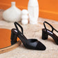 St- paris kadın deri topuklu ayakkabı siyah / women > shoes > sandals