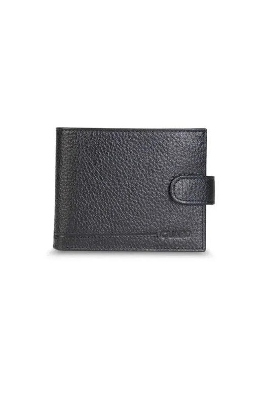 Gd patlı yatay siyah hakiki deri erkek cüzdanı / accessories > wallet