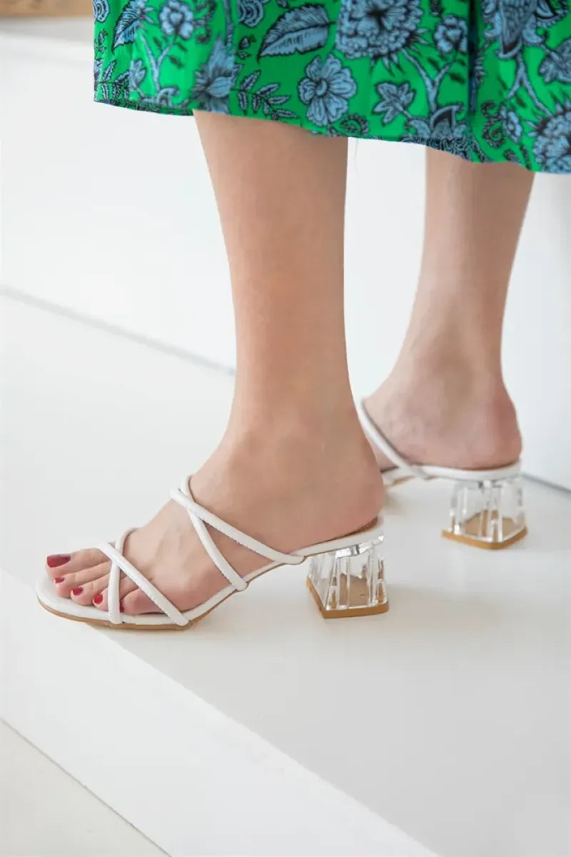 Women > shoes sandals st- paul kadın topuklu sandalet beyaz