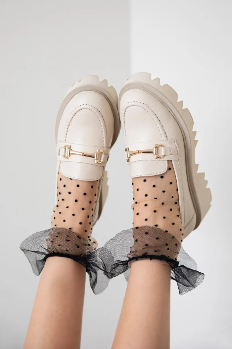Women > shoes loafer st- ravi kadın i̇çi dışı hakiki deri makosen ayakkabı bej