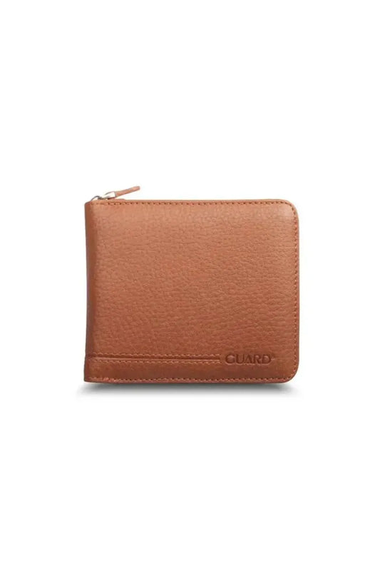 Gd retro fermuarlı deri taba cüzdan / accessories > wallet