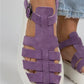 Women > shoes sandals mj- rosa kadın hakiki deri tokalı mor sandalet