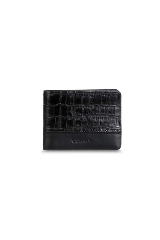 Gd siyah croco hakiki deri erkek cüzdanı / accessories > wallet