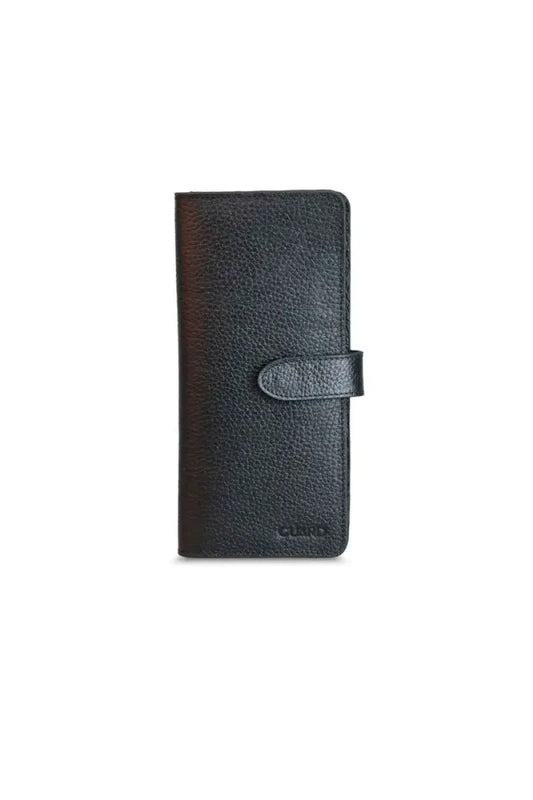 Gd siyah kart ve para slotlu deri telefon cüzdanı / accessories > wallet