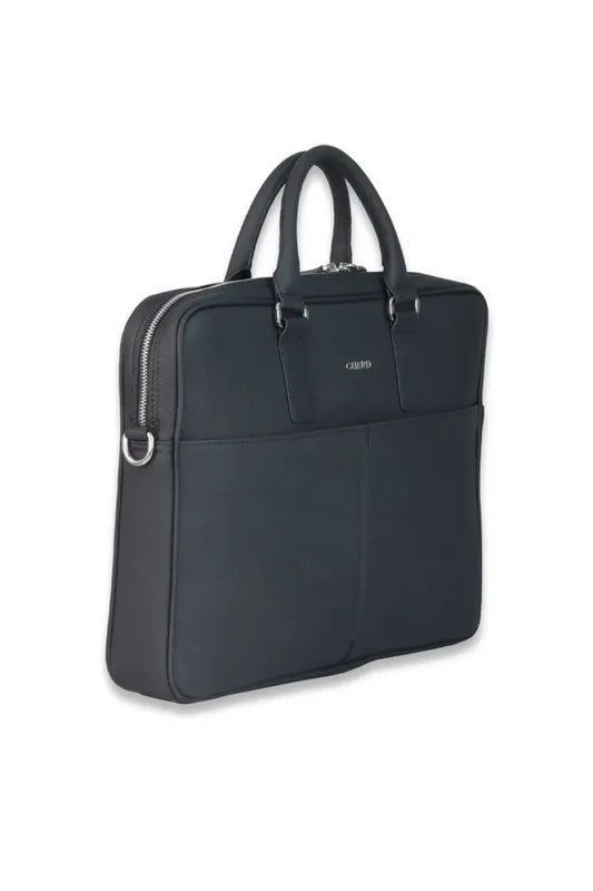 Gd- mat siyah laptop girişli deri evrak çantası / man > bag > laptop bag