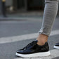 So- siyah rugan sneakers erkek ayakkabı