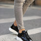 So- siyah rugan sneakers erkek ayakkabı