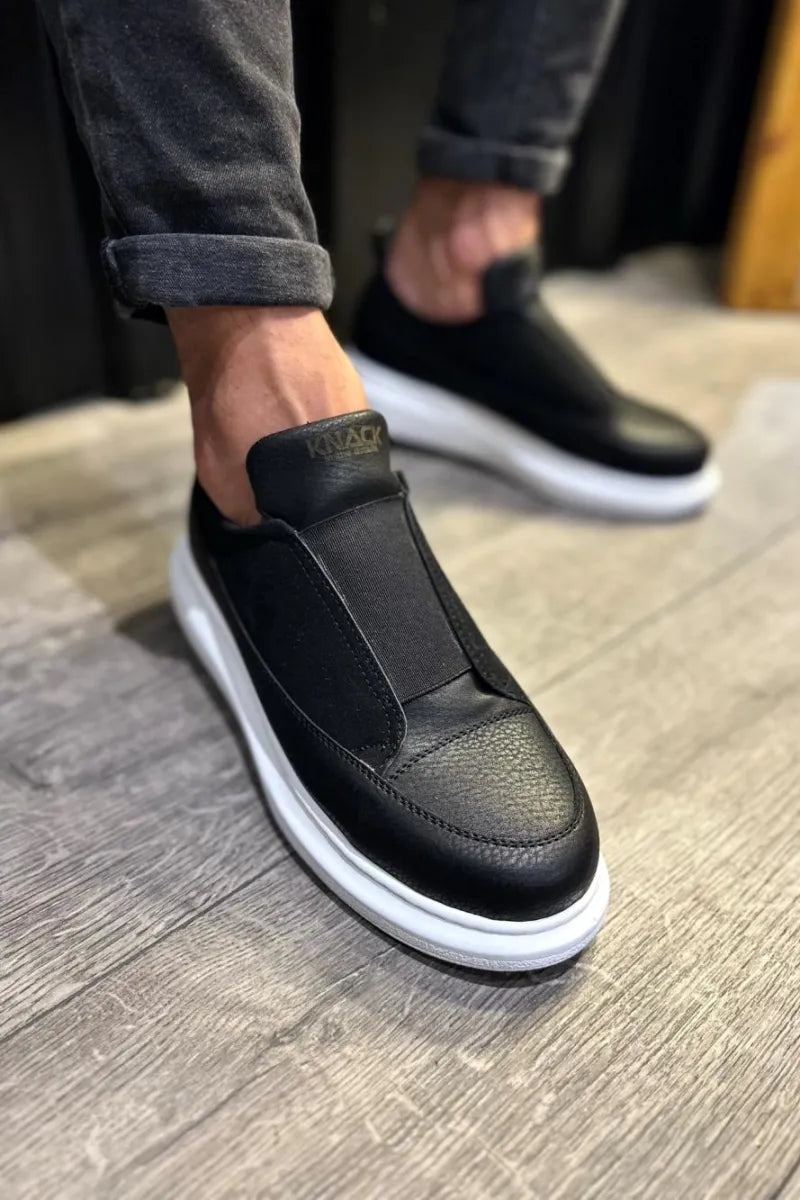 Kn- sneakers ayakkabı 911 siyah (beyaz taban) / man > shoes > sport shoes