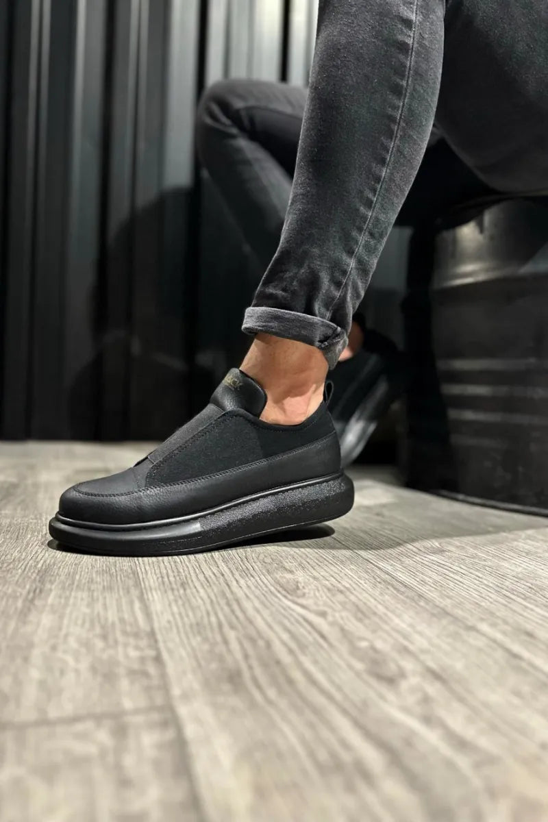 Kn- sneakers ayakkabı 911 siyah (siyah taban) / man > shoes > sport shoes