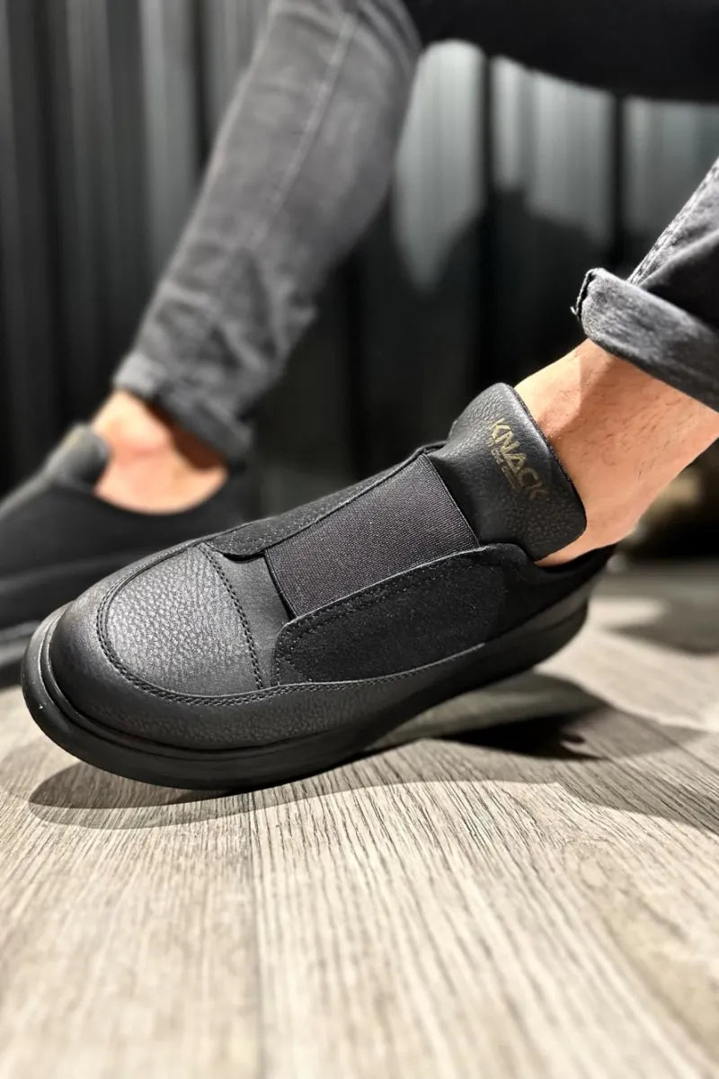 Kn- sneakers ayakkabı 911 siyah (siyah taban) / man > shoes > sport shoes