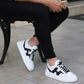 So - beyaz deri sneakers erkek ayakkabı 168