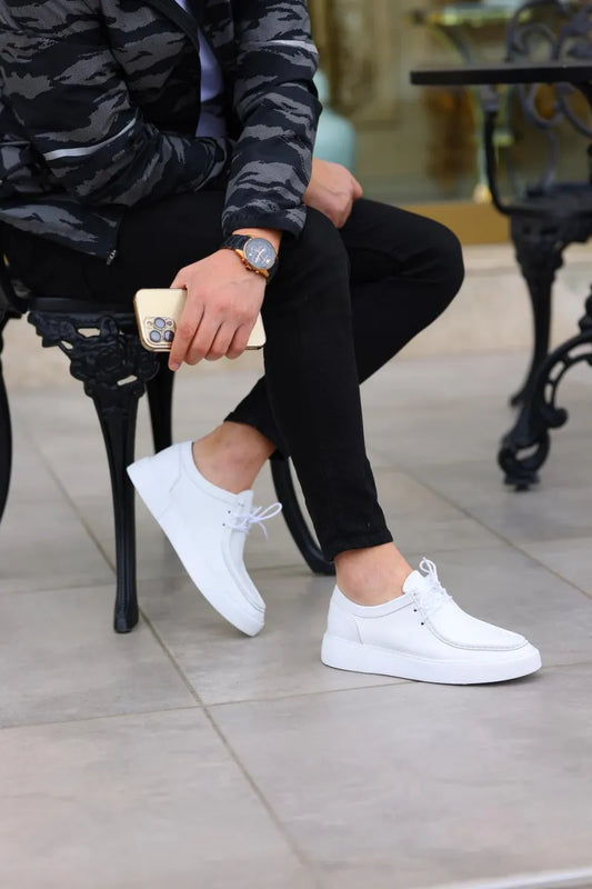 So - beyaz flooter sneakers erkek ayakkabı