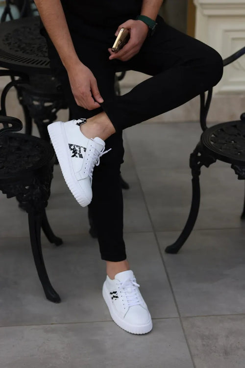 So- Beyaz, Napa Deri, Sneakers Erkek Ayakkabı